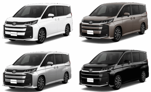 トヨタ ノアのカラー全色